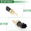 Motoforti Engine Coolant Temperature Sensor No.12639899 Water Temperature Sensor for Buick Enclave 2017 1 Pc