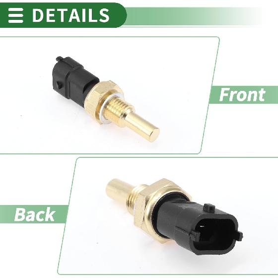 Motoforti Engine Coolant Temperature Sensor No.12639899 Water Temperature Sensor for Buick Enclave 2017 1 Pc