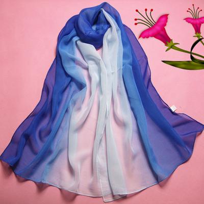 Moda Bayan Degrade Renk Uzun Sarma Kadın Şal Şifon Eşarp Eşarplar 