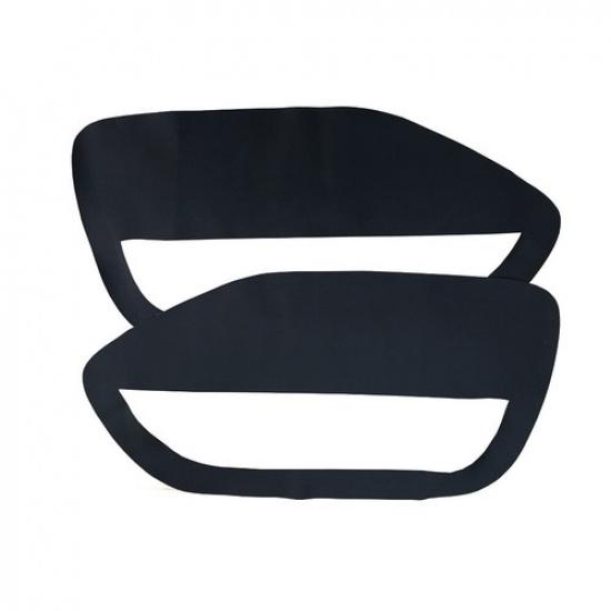 Black Real Leather Door Panel ert Cards Cover for Ford Mustang 2005-2009