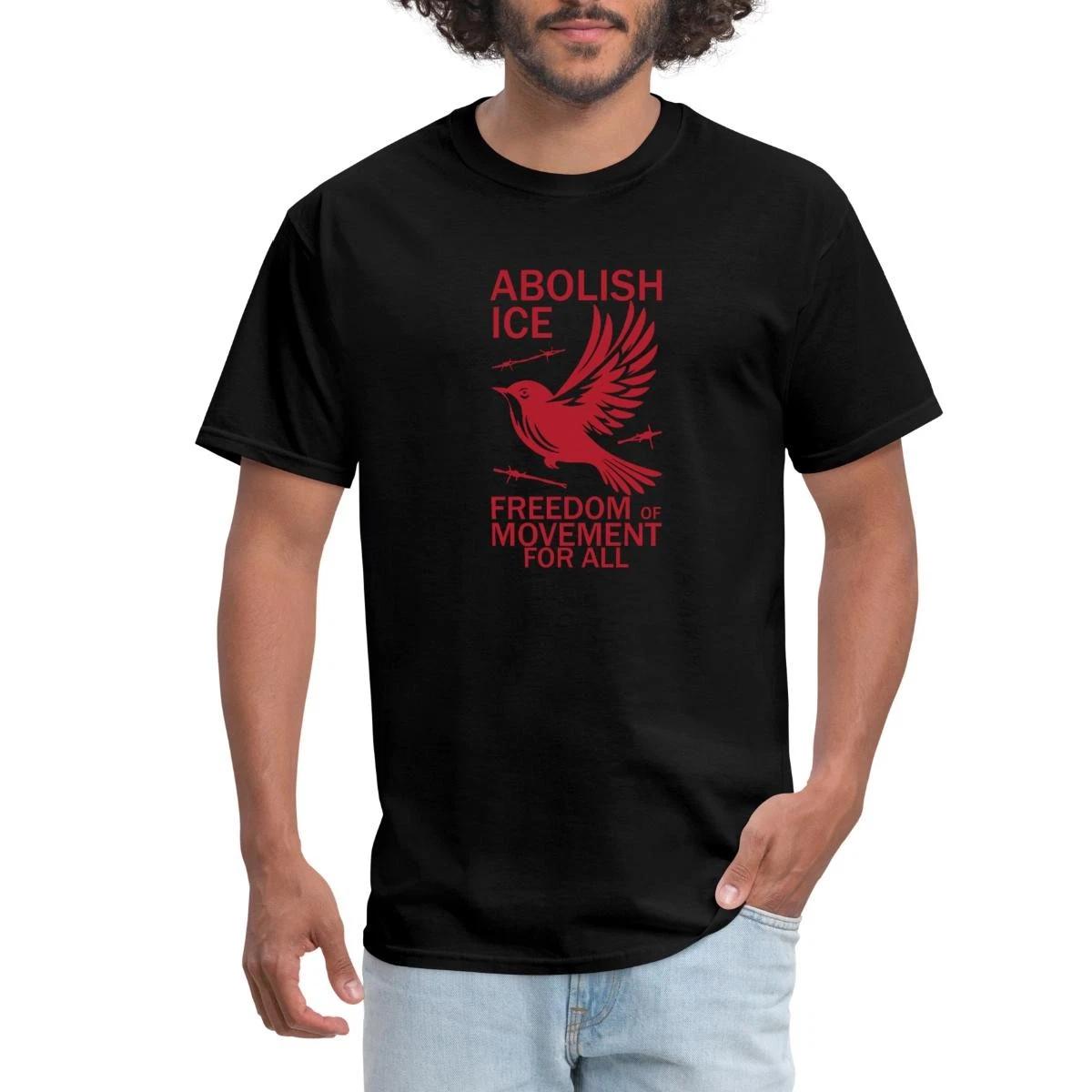 Abolish ICE | Freedom Of Movement For All | Men s T-Shirt XS