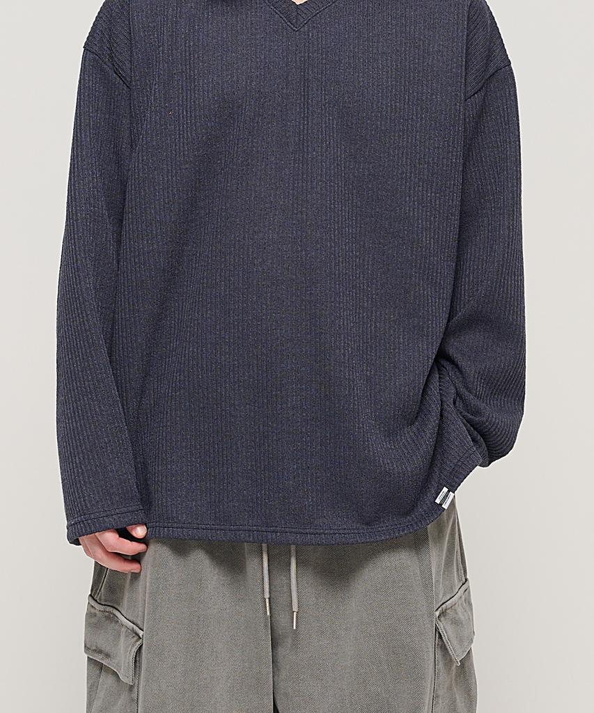 CARGOBROS Cb V-Neck Overknit (Charcoal)