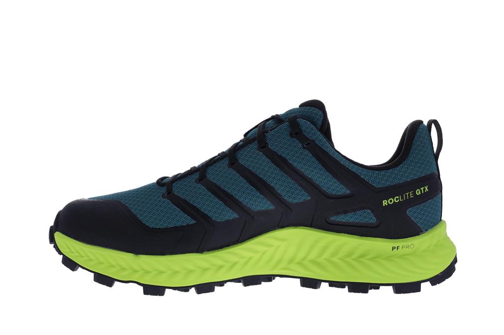 ROCLITE GTX MS Trekking Shoes for Mountaineering and META Size cm Inov-8 Hiking, Gore-Tex Waterproof, Breathable, Plate, Cushioned, Low-Cut, Men's,