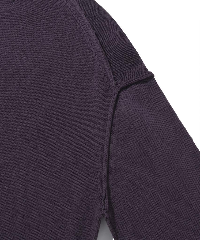 FILLUMINATE Flm Graphic Knit Pullover - Dark Purple