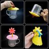 Silicone World Universal Dustproof Silicone Cup Lid Leak Proof Cup Cover Mug Ceramic Cup Handle Cup Lid Water Cup Accessories