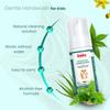 Babyorgano Savon pour les mains moussant sans alcool pour enfants, 100% naturel et protection contre les germes, bienfaits d'Aragvadha, d'Aloe Vera et de Neem - 50 ml