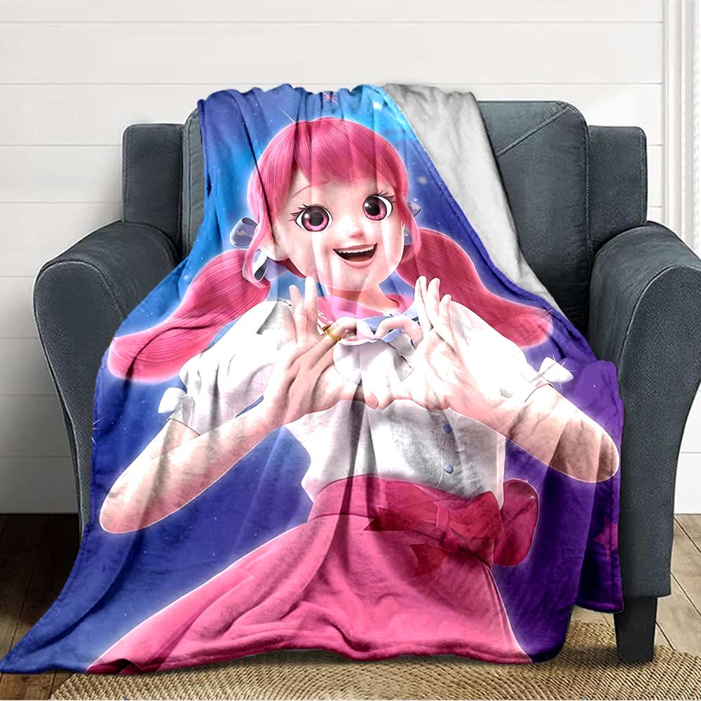 1pc Catch Teenieping Magic Sweethear (2) Blanket, Gift, for Men and Women, Soft Blanket, Good for Sofa Bed Couch Travel, Lightweight Flannel Blanket