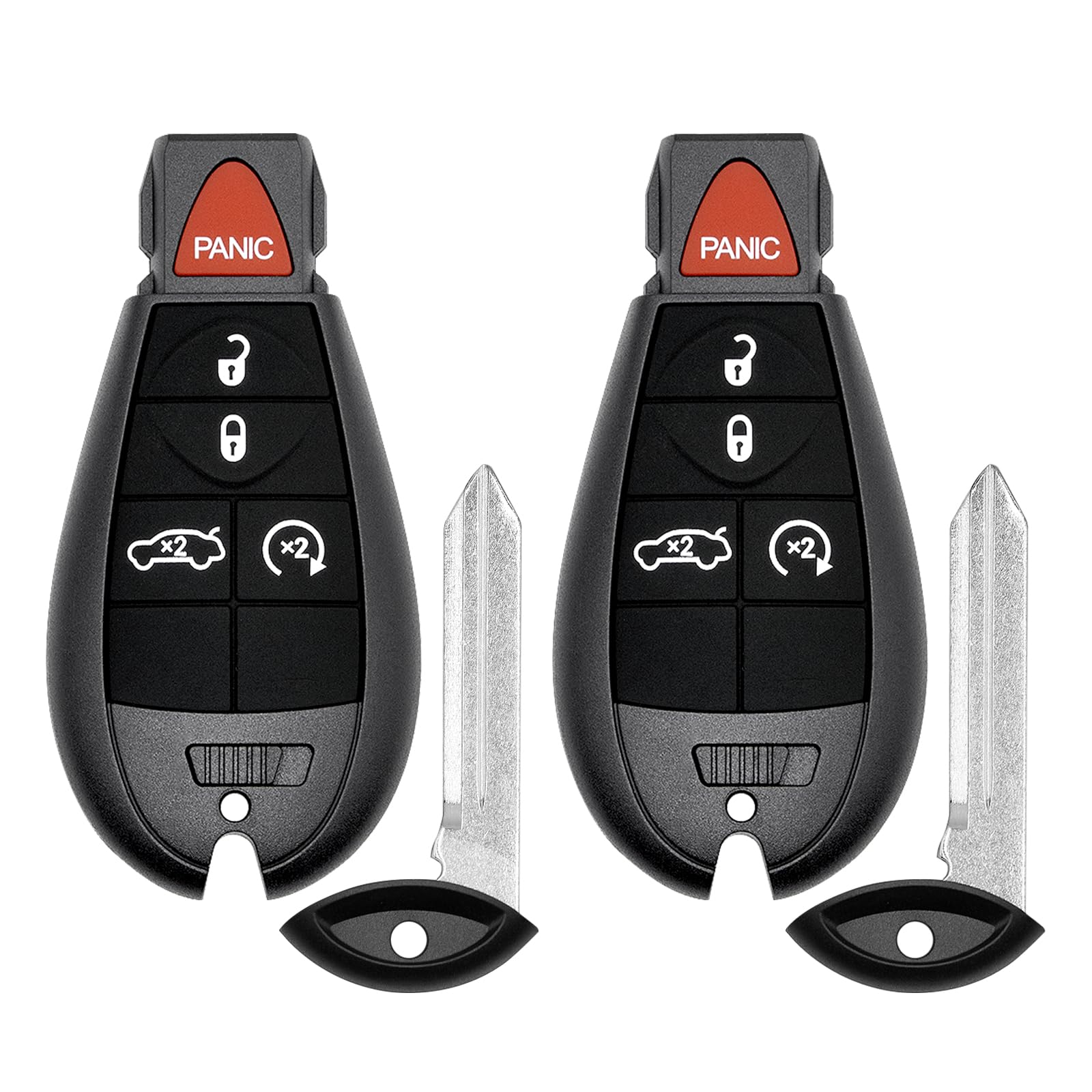 

Vurkcy Замена брелока для 2008-2014 Dodge Challenger M3N5WY783X IYZ-C01C 2 шт.