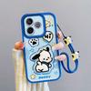KEYSION Shockproof Case for HONOR X5c Plus with Lanyard Soft Silicone Cute 3D Cartoon Doll Phone Cover for Huawei Honor X5c