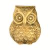 Gold Owl Statue, Vastu Idol For Home & Office, Religious, Gold, Brass Statue