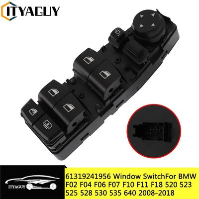 61319241956 Schakelaar Bedieningsknop Spiegelschakelaar Chauffeursraam Voor BMW F02 F04 F06 F07 F10 F11 F18 520 523 525 528 530 535 640 2008-2018