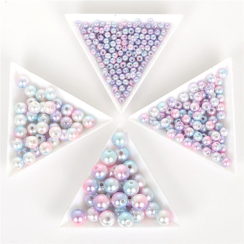 ABS akrylové imitace korálků (4, 6, 8 a 10 mm) pro výrobu korálků pro výrobu šperků