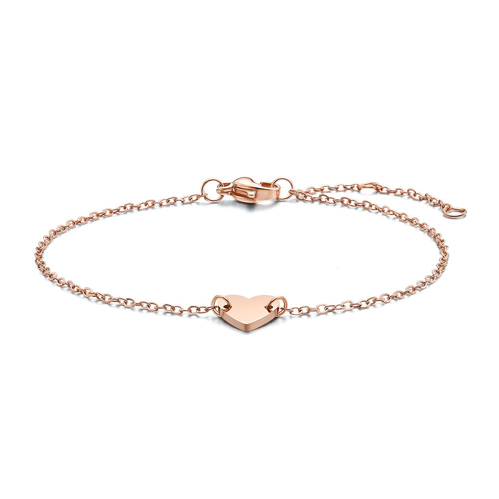 Julius1 Surgical Steel Simple Heart Bracelet Jsb-001