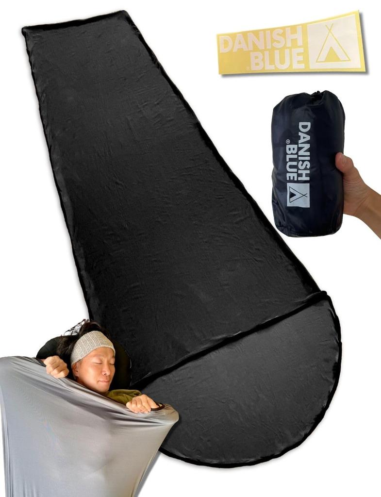 by camp Brand from Inner sleeping bag sheets DANISH Feels good to the touch Comfortable to sleep with and stretchy material Lightweight and compact