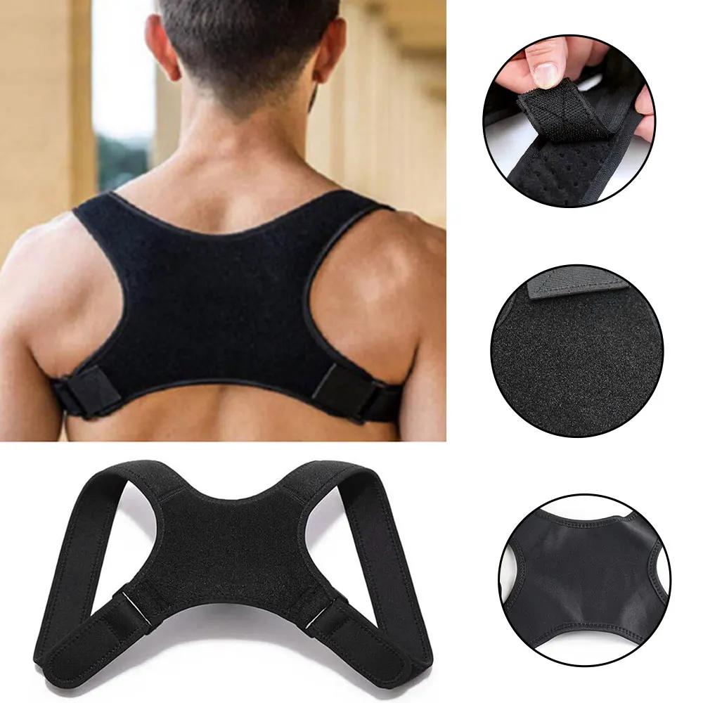 Durable And Safe Adjustable Back Posture Corrector Neck Back Support Belt Spine Shoulder Brace Support Belts Adult Invisible Hunchback Belts