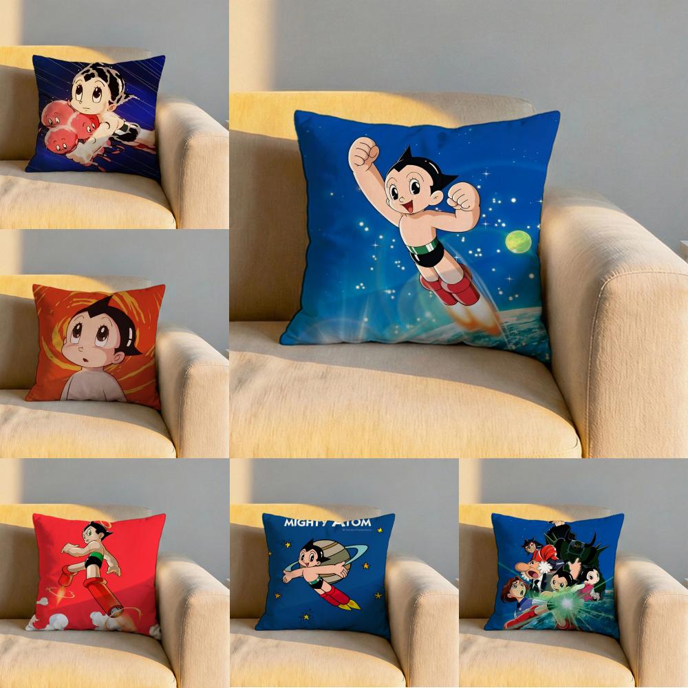 Cartoon AAstroboyS Cushion Cover Soft Reversible Durable Pillow Cover MultiScene Use for Home Car Daily Comfort