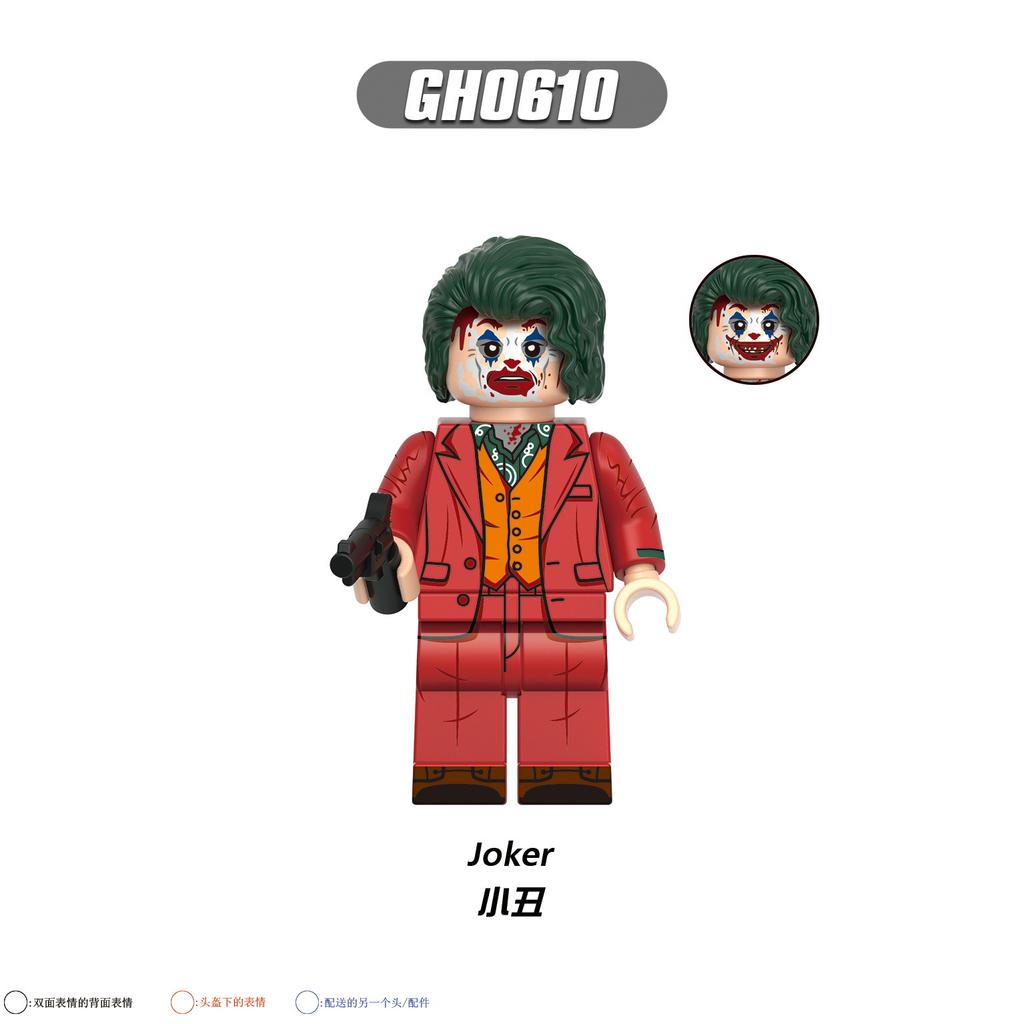 Kdl830 G0178 Super British Building Block Villain Clown Girl Harry Assembling Doll Toy