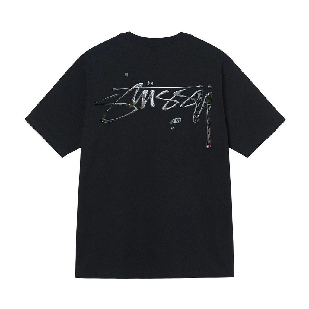 Cross-border Trendy Brand Street Stusy Stu Printing Men's and Women's Short-sleeved T-shirts, Loose Street Boutique T-shirts In Summer