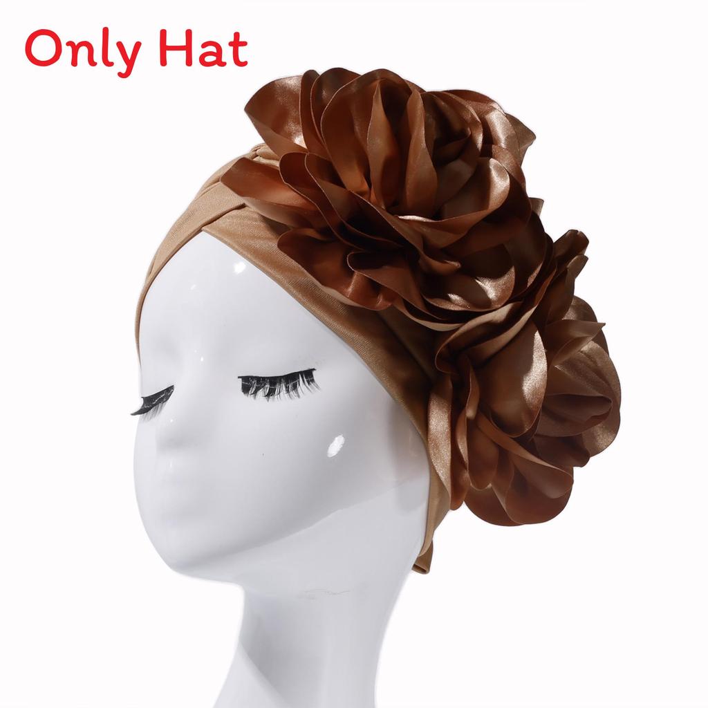 Womens Large Floral Head Wrap With Logo For Autumn Celebrations