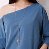 A Versatile Sweater Chain, A High-end, Light Luxury Long Necklace, A European And American Accessory Pendant For Su Qiudong.