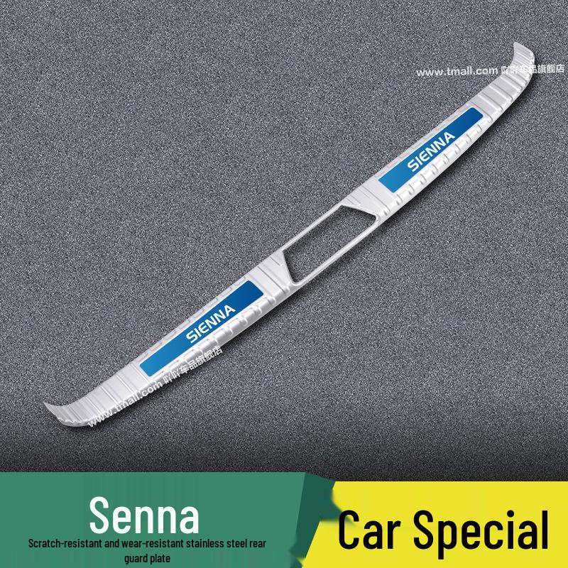 Loch Rear Trunk & Bumper Protector for Toyota Sienna, Includes 23 Grevia Trim Strips & Car Stickers