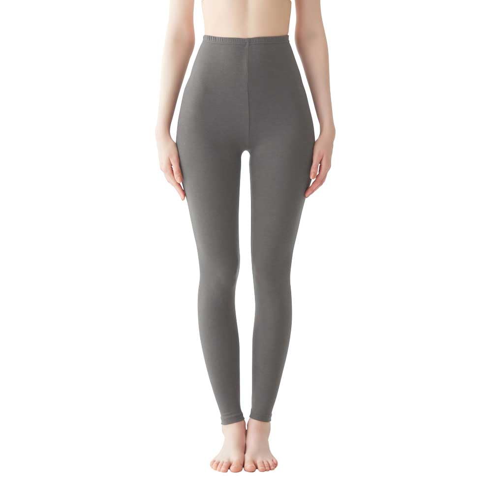 Gunze Fire Acedron Medium Prevents Sweat from Chilling in Warm Inner Acedron Charcoal Gray Leggings, Thick, Fleece-Lined, Winter, Moisture-Wicking,