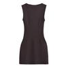 2025 Spring Women's Slim Sleeveless Belted Dress - European & American Style