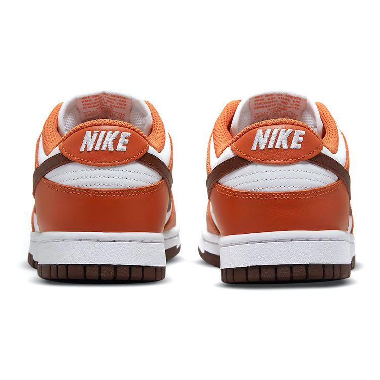 Nike  Dunk Low Bronze Eclipse Women Sneakers Orange Sport-Spice White DQ4697-800