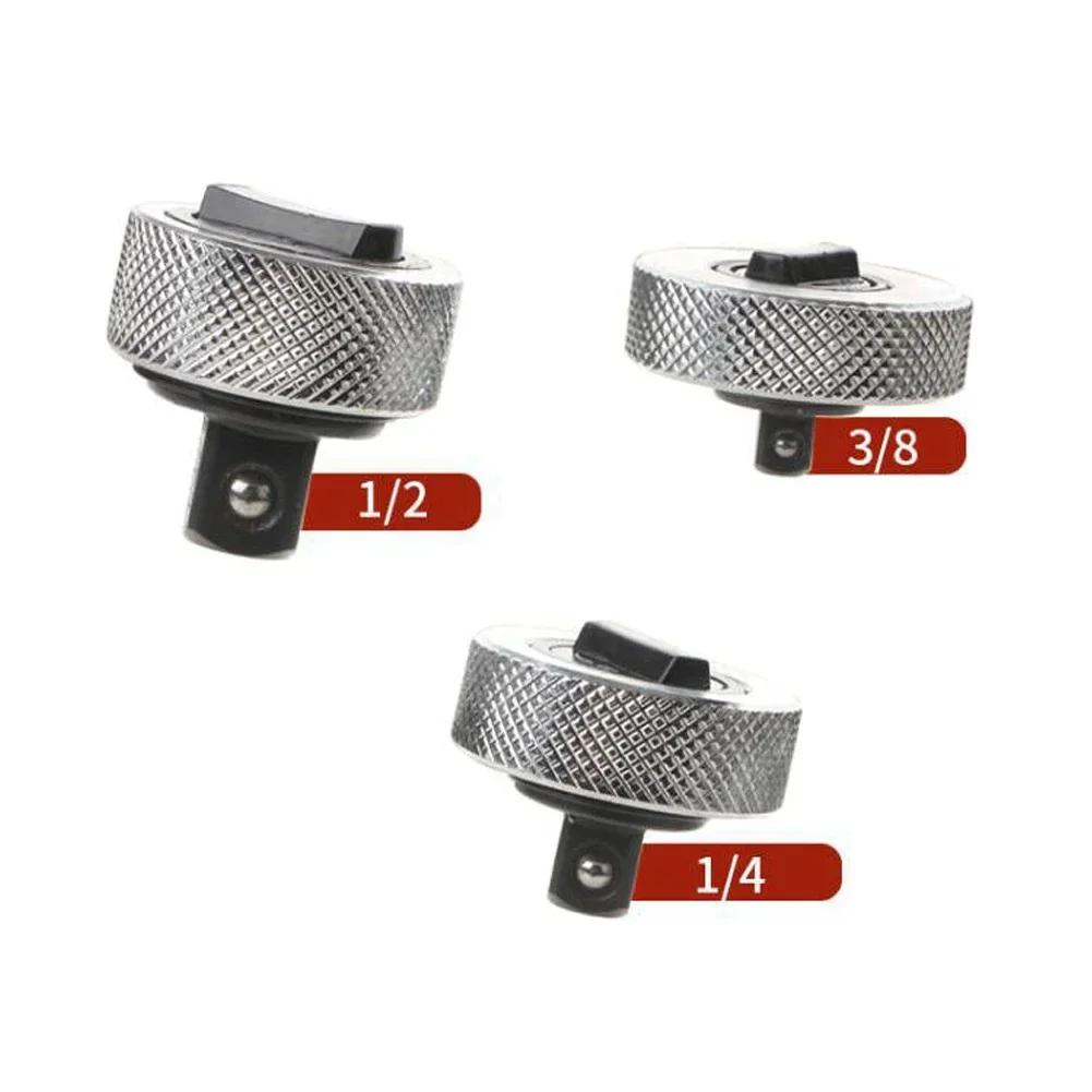 1/3Pcs Car Mini Ratchet Socket Wrench Whole Steel Palm Ratchet Socket Finger Reversible Ratchet Handle 1/4" 3/8" 1/2" Drive