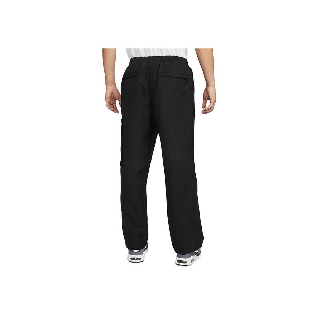 Nike Atmungsaktive Strick-Sporthose mit Kordelzug Herrenhosen Schwarz FB7526-010
