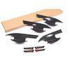 4pcs ABS Carbon Fiber Door Handle Bowl Cover Trim For Honda Civic 11th