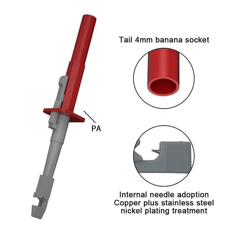 Safety Test Clip Insulation Piercing Probes Clip Piercing Test Clip For Car Circuit Detection Diagnostic Tool Test Clip Cable