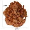 Ganesh Ganpati Bappa (Shoeflower) Idol for Car Dashboard | Living Room | Drawing Room | House Warming | Puja Ghar