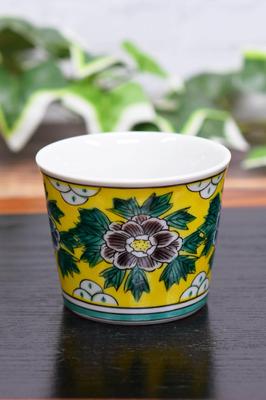 Soba Choco Stylish Kutani Ware Soba Choko Yoshidaya Peony Ceramic Japanese Tableware Made In Japan