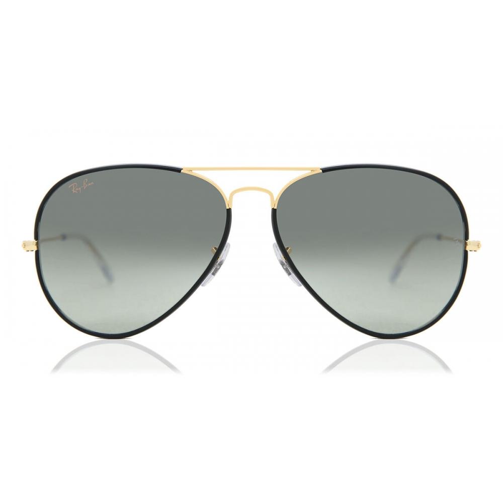 

Солнцезащитные очки унисекс Ray Ban Rb3025jm Aviator Full Color 919671 Black Gold/58-14-135
