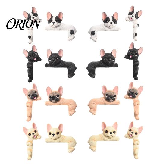 Easy Install Switch Cover 3D French Bulldog Resin Light Cover, Cute Cartoon Dog Wall Socket Decorative Plate Sticker Decor, Self-Adhesive Animal