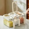 Plastic Pop-Top Seasoning Box Sealed Spice Storage Container Practical Spice Jars  Kitchen