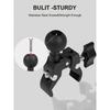 Aluminium Alloy Handlebar Mount Clamp Base With 1" Ball For Rails 0.5" To 2" In Diameter, Versatile Claw Compatible With RAM Mounts B Size Double