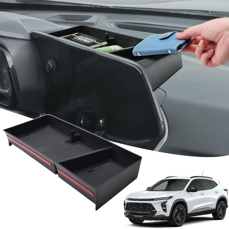 Center Console Dashboard Storage Organizer For 2024 2025 Chevrolet Chevy Trax Dash Board Behind Screen Storage Tray Accessories