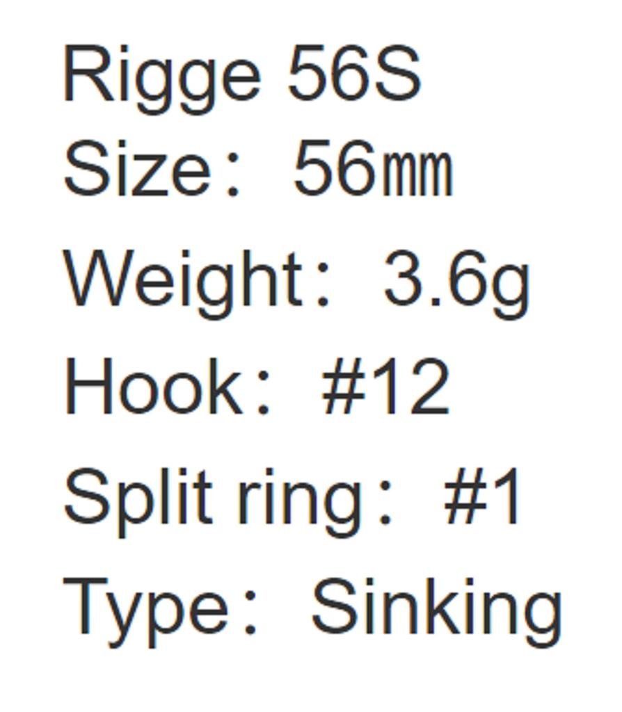 ZipBaits Rigge 56S Batırıcı Yem 916 (1542)