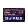 10.1 Inch Car Frame Fascia Adapter Decoder Android Radio Dash Fitting Panel Plate Kit For Toyota Noah 80 Esquire Voxy 2014-2017