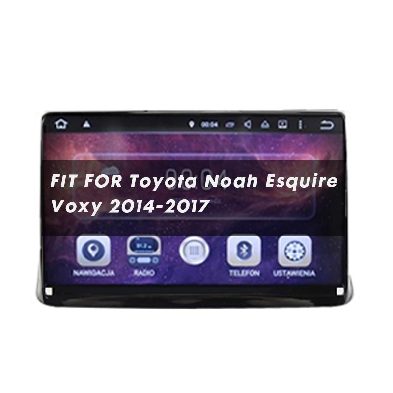 10.1 Inch Car Frame Fascia Adapter Decoder Android Radio Dash Fitting Panel Plate Kit For Toyota Noah 80 Esquire Voxy 2014-2017