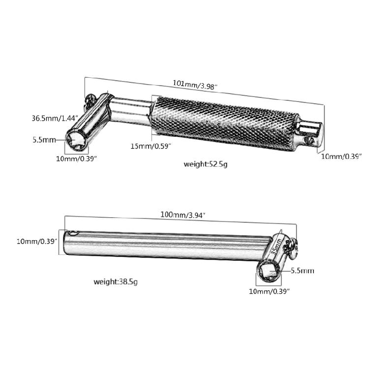 Portable Drum Tuner Standard Drum Keys Drum Tuning Keys Novelty Gift for Drummer