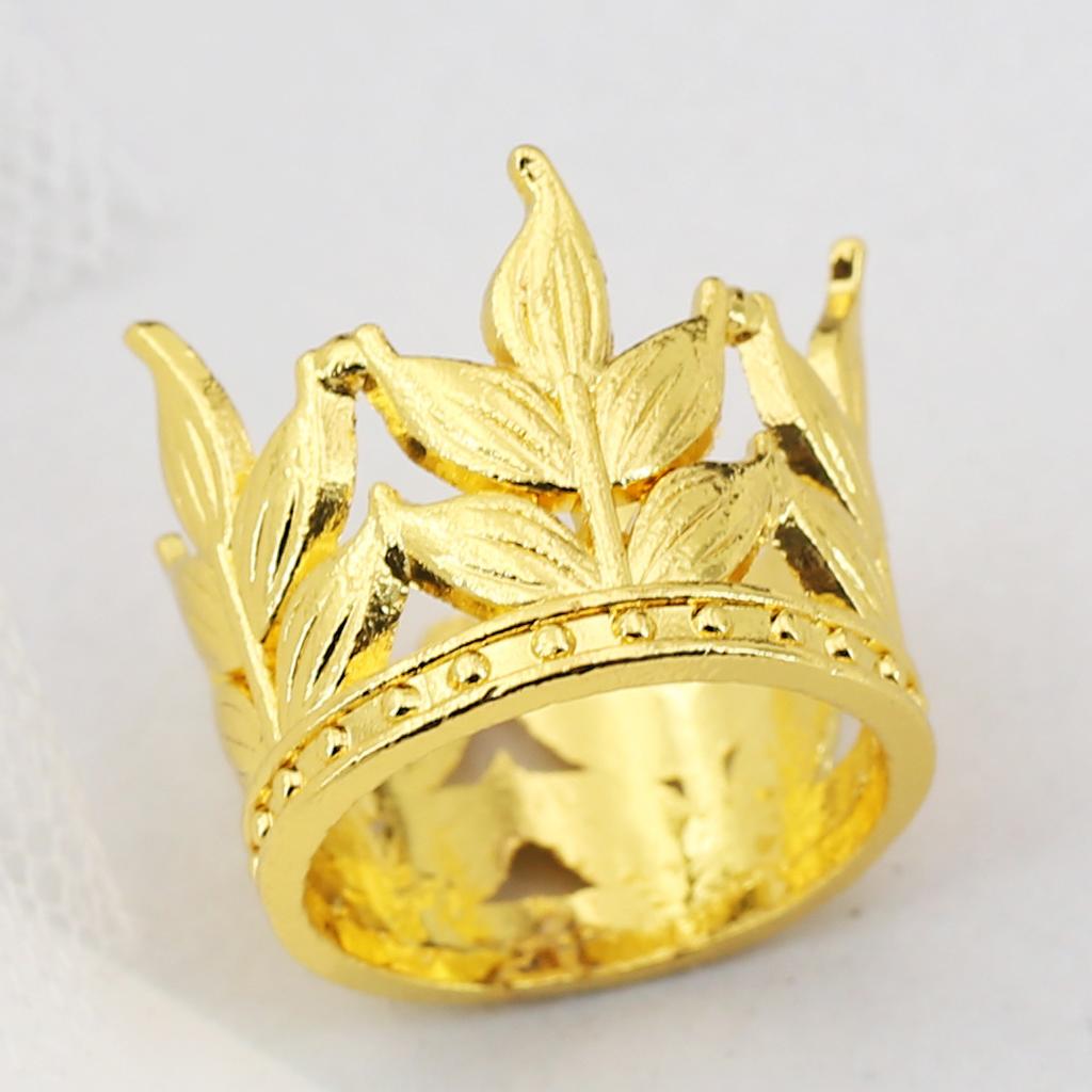 Kindergeburtstagskuchen Dekoration Krone Mini-Blattform Krone Legierung Schmuck Runder Stirnreif Haaraccessoires