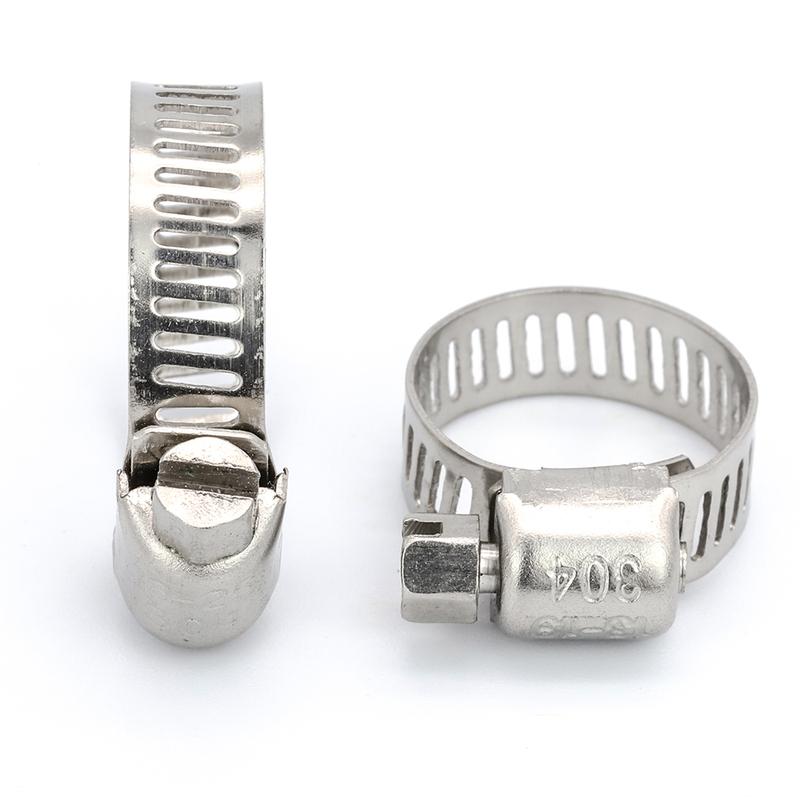 64pcs Hose Clamp Assortment Kit Adjustable 8-38Mm Worm Gear Hose Clip Set Fuel Hose Clamp For Cars, Trucks  Suvs, Water Pipe