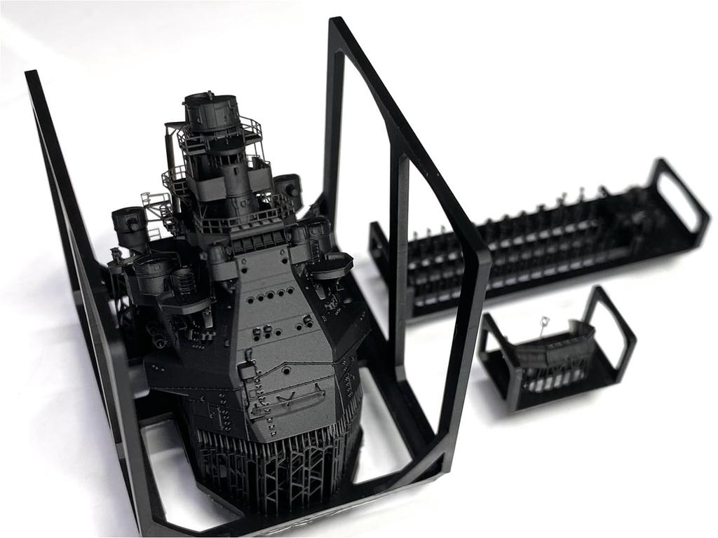 Bunker Studio 1/700 Scale Japanese Takao Bridge Set (1944-1945) (for Aoshima) Plastic Model Kit Parts BSTIJN70129A