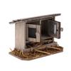 1/12 Miniatures Dollhouse Wooden Simulation Chicken Coop Decoration  Mini Chicken Coop for Dollhouse Decoration Accessories
