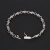 China Kroxing Thai Silver Retro Switch Cross Bracelet Personality Classic Hip Hop Punk Style Jewelry Bracelet