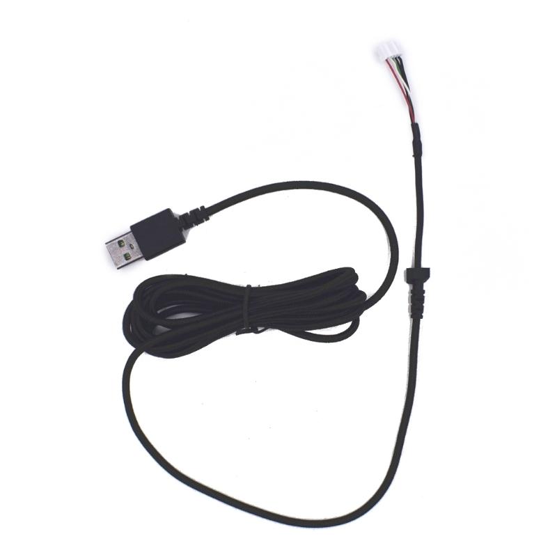 Gaming-Computermaus USB-Kabel Ersatzteile Langlebiges Nylon-Geflochtenes Mauskabel