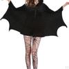 Bat Wing Black Cape Adult Halloween Womens Fancy Dress Costume